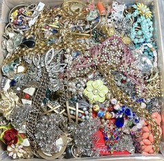 2 LB DUOZ Jewelry Lot | Tangled & Curated Gold Silver | Vintage-Mod Reseller Mix