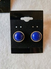Vintage 1990’s BIG Chunky Diva Avon Monet Rhinestone Gold Tone Pearl EARRING LOT