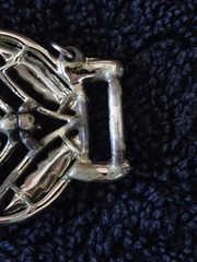 Vintage Coro silver-tone leaf link bracelet