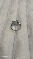 Vintage Bohemian Style Inlay Ring Unisex Zinc Alloy Band Size 6 New
