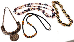 Vintage to Now Mixed Variety of Necklaces. Lot of 4