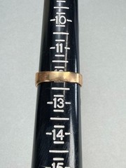 Vintage Men’s Black Onyx Style Gold Tone Ring Cubic Zirconia Size 12 Classic