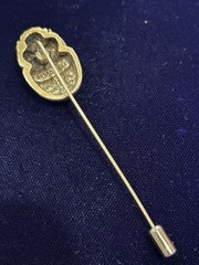 MMA Metropolitan Museum Of Art Goldtone Scarab Stickpin w/Swarovski Crystals