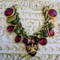 Vintage Accessocraft NYC Pair Of Statement Charm Bracelets