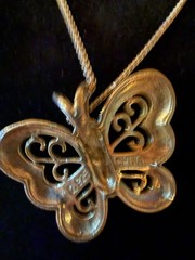 VTG 1990’s/2000’s VERMEIL BUTTERFLY NECKLACE – FINE JEWELRY 925