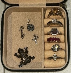 Vintage Jewelry Lot Mixed Estate 1950s+ Silver Jade Pearls Rings Earrings