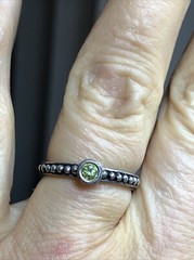 21. T&Co Town and Country Sterling 925 14K Stackable Gemstone Rings 6-6.25s, 5pc