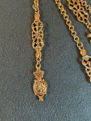 *RARE* ART Arthur Pepper Victorian Revival Tassel Pendant Necklace