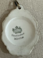 vintage Rosenthal HP Porcelain Pendant Rosenthal COLLECTOR PIECE