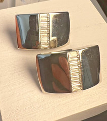 10 PAIRS Statement Earrings 1980s 1990s incl Erwin Pearl, Clip and Post Styles