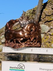 Vintage Horse Cuff The Good Collective Bronze Sterling Silver Accents Bracelet