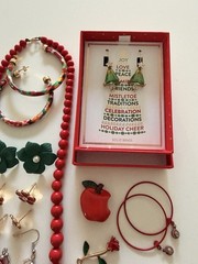 Huge Lot Wearable Vintage To Now Christmas Holiday Jewelry