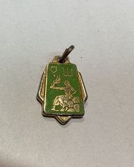 Silver Mercury Sign Pendant Made In France