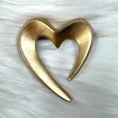 Vintage Heart Brooch