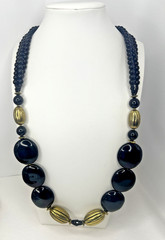 Jewelry Lot 1980s Black and Yellow Gold Tone incl Monet, Trifari, and more