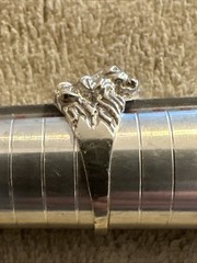Vintage Lion Head Ring Sterling Silver King of The Jungle Brutalist Size 11.75