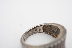 Vintage Sterling Silver 925 Ring Size 5.25 Textured