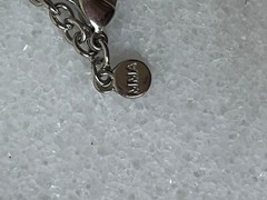 Silver dragon fly Signed MMA CM 19” Necklace