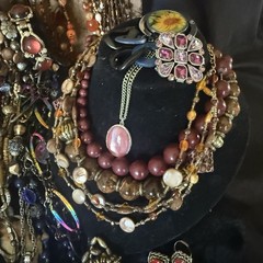 100+ Wearable Jewelry Vintage to Now Estate Costume Mix Craft Redesign 8lbs Lot
