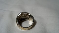 Novelty Lucky Poker Ring Royal Flush Diamonds Sz 7.5 Unisex