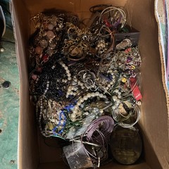 Huge Lot of Vintage to Modern Costume JEWELRY Lot Mixed Tangled , Crafted 20Lb