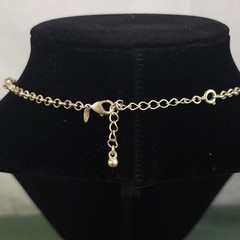 Vintage Avon Silver Rings Cluster Choker Necklace 15.5″ with extension