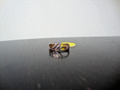 VINTAGE 1970-80 RETRO MOD NEGATIVE SPACE RING STERLING SILVER STAMPED 925 SZ 6