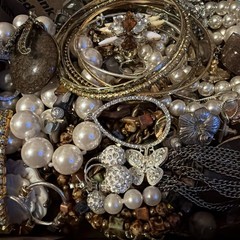 Vintage to Now Jewelry Lot, All Wearable Untested. No Junk. Box D3