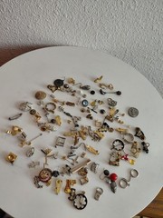 Vintage Modern Post Earring Lot Junk Costume Jewelry For Parts About 100 Pieces