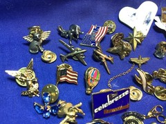 Mixed Lot 50+ Push Back Lapel Pins Vintage Modern Enamel Advertising Flag L22