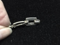 Vintage 835 Silver Chunky Link Bracelet 7.5′ 20 grams Signed