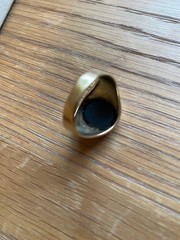 Vintage Men’s Art Deco Copley Ring 10K Yellow Gold Black Onyx 4.9 grs Not Scrap