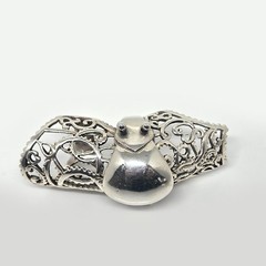 Armor Ring Artisinal Renaissance Medieval Viking Goth Gothic Punk Size 8