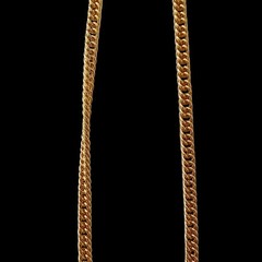 Bellezza Cuban Link Chain Gold Plated 20″ Necklace Vintage Classic Elegant Italy