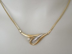 Theodor Klotz Necklace Chain 5.2 g 0.2 cm ca.44 cm 3.6 x 1.4 cm