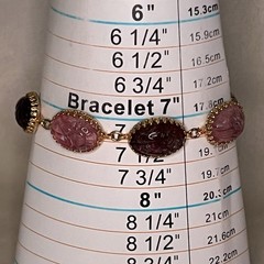 Vintage Hobe Scarab Link Bracelet
