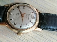 SILVANA DE LUXE waterproof GP watch. Arabic of Islamic text, Ultra rare!
