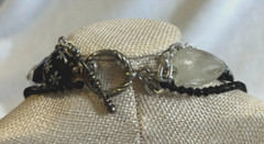Chunky 80s Statement Necklace Glass Metal & Plastic Beads