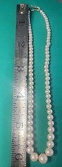 Childs Vintage Japanese Akoya Cultured Pearl Necklace Graduated Strand