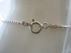 FAS ITALY SIGNED 30″ BOX CHAIN NECKLACE 8.4 GRAMS