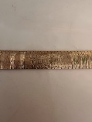 Vintage 14K Gold Greek Key Bracelet Green Inlay 8 Box Clasp 30g Estate. Jewelry