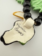 FLYING COLORS CERAMIC TOUCAN BEADED 18” NECKLACE K986B