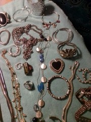 Junk Drawer Lot Vintage Estate 3.9 Lbs All Wearable