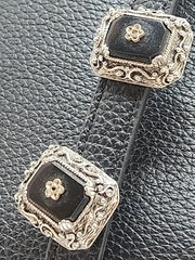 Vintage Art Deco Clip-On Earrings Multicolor Costume Jewelry Fashion MCM S1