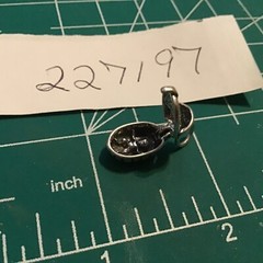 Vintage NUVO Sterling Silver Movable MOSES inside a BASKET Charm
