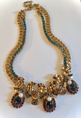 Vintage Ciner Necklace – Wonderful, Colorful, Art Deco Hints, Excellent & Signed