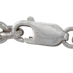 Vintage Sterling Silver 925 Heavy 15.3 gram Round Link Bracelet 7″