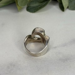 Vintage Taxco Sterling Silver Wave Ring Mexico Modernist Abstract Heavy 22 Grams