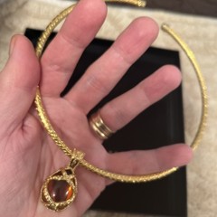 Joan Rivers Goldtone Interchangeable RS Cage Classic Collection Choker NIB 1-26