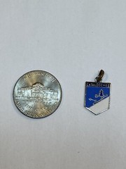 Cataloochee Ski Area Maggie Valley North Carolina Vintage Shield CHARM
